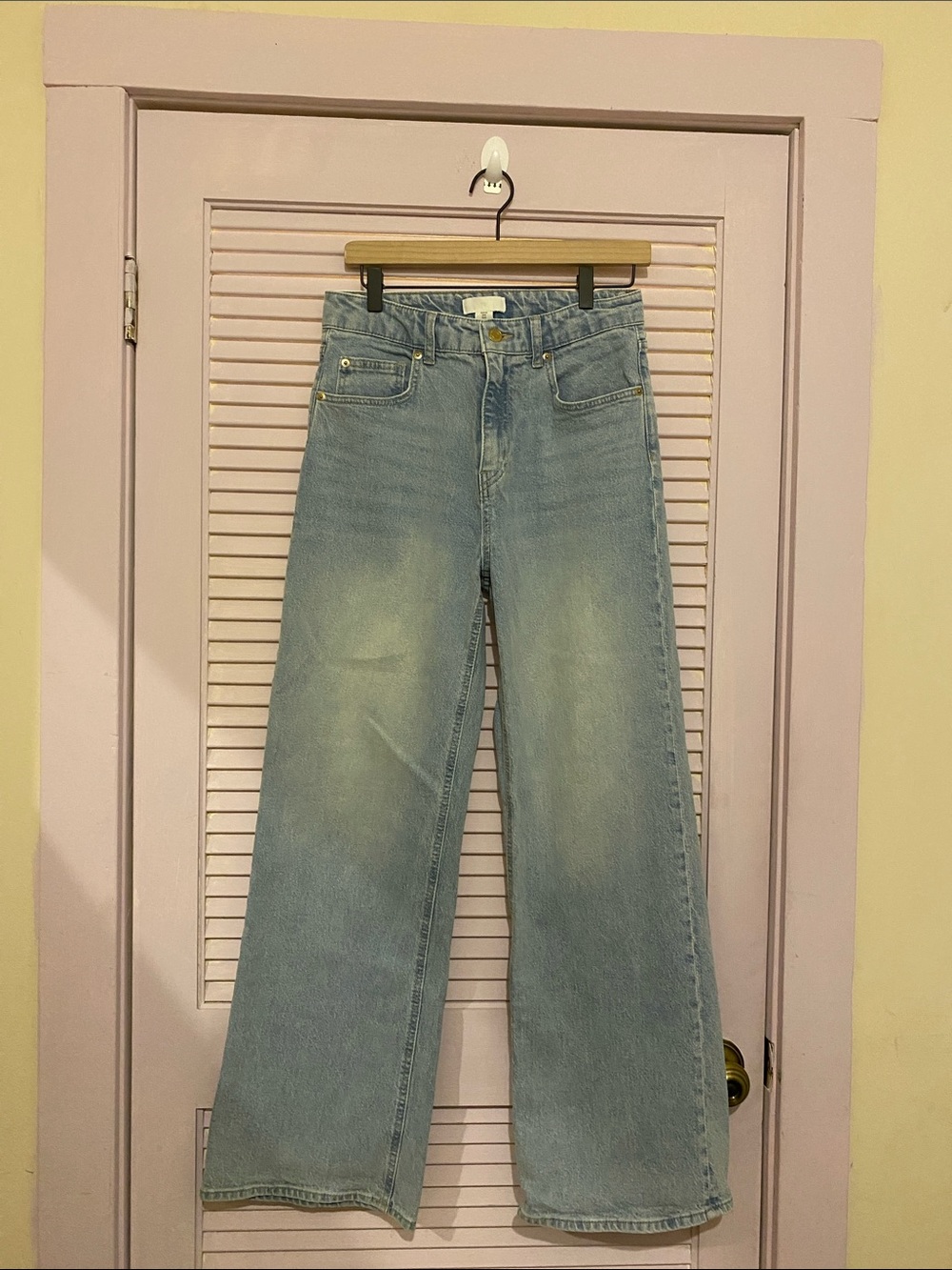 H&M Light Blue Wide-Leg Women’s Jeans